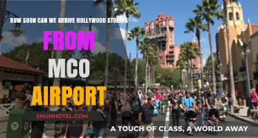 Travel Time: MCO to Hollywood Studios