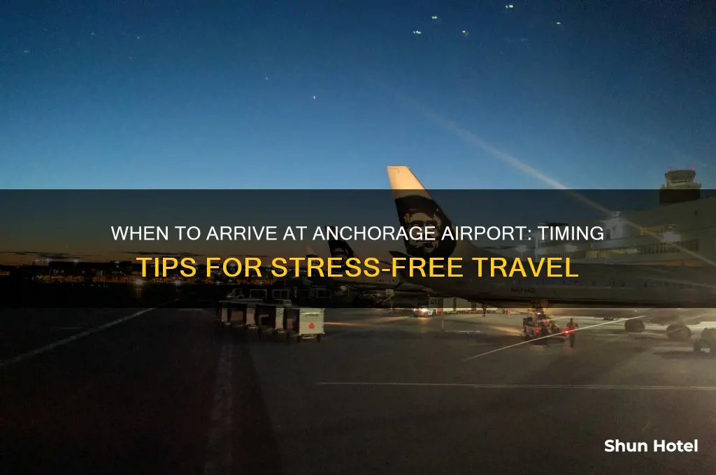 how soon should i get to anchorage airport