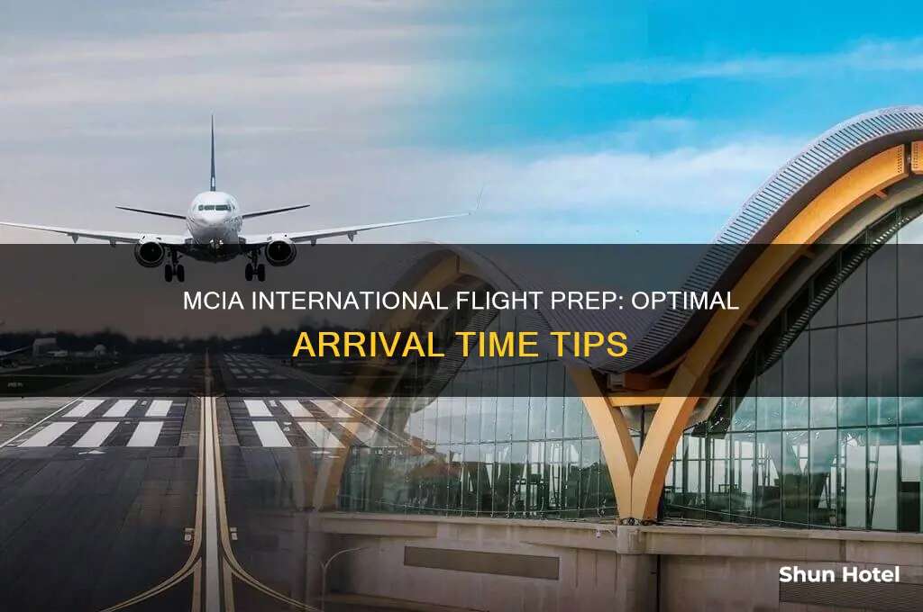 how soon to be at airport for international flight mcia