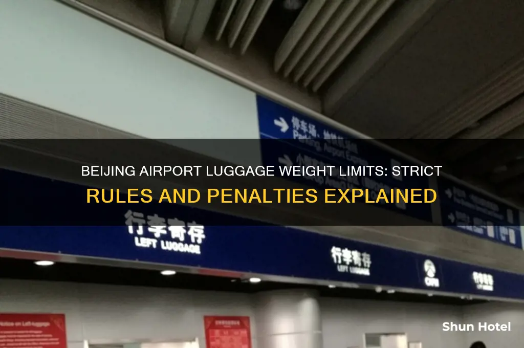 how strict is beijing international airport luggage weight
