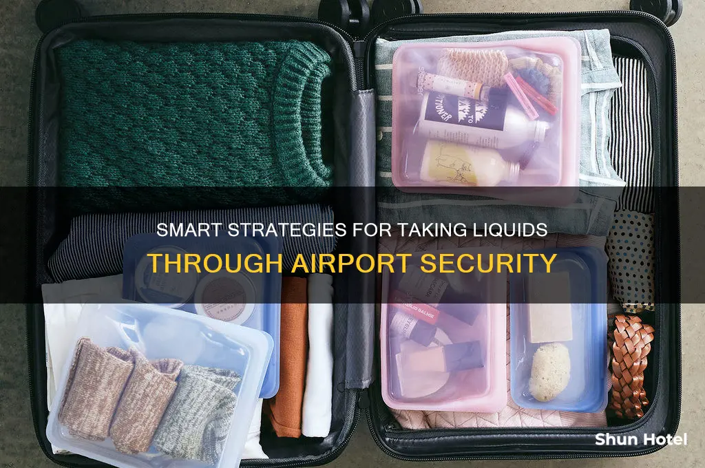 how the liquid bottle can pass the airport