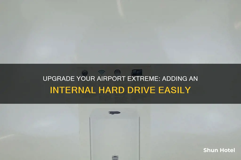 how to add internal hard drive to apple airport extreme
