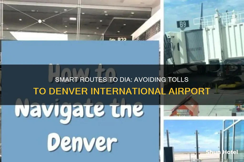 how to avoid tolls to denver international airport