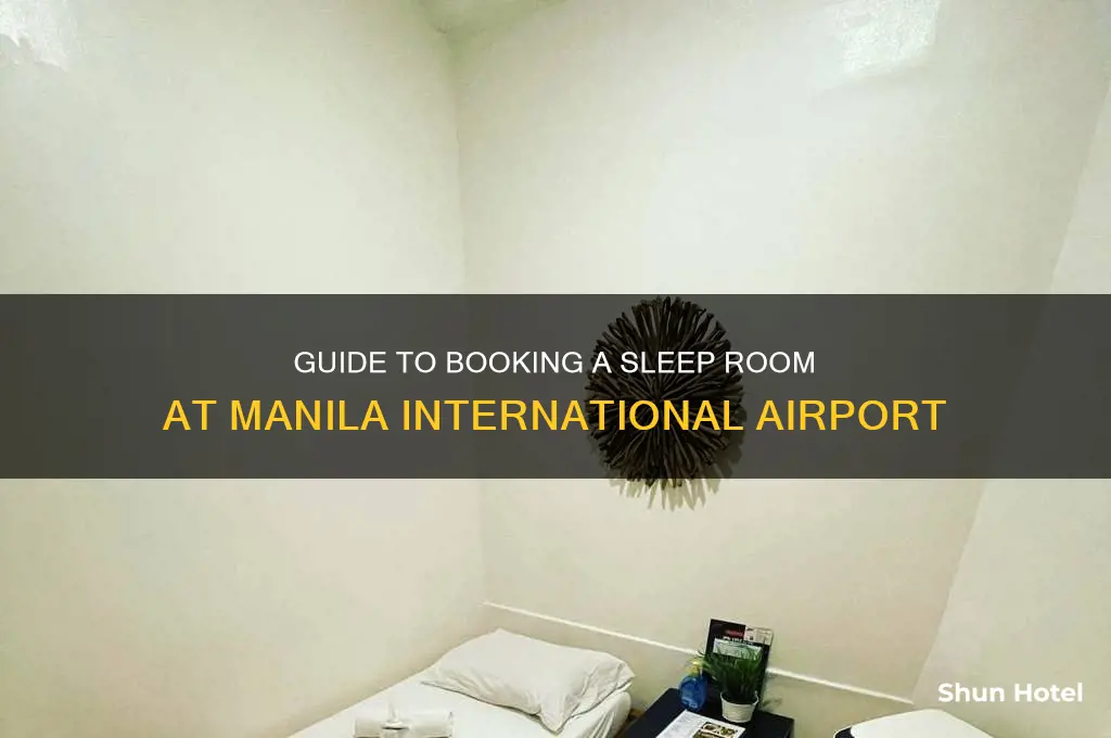 how to book a sleep room at manila international airport