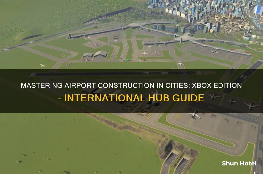 how to build a international airport in cities xbox