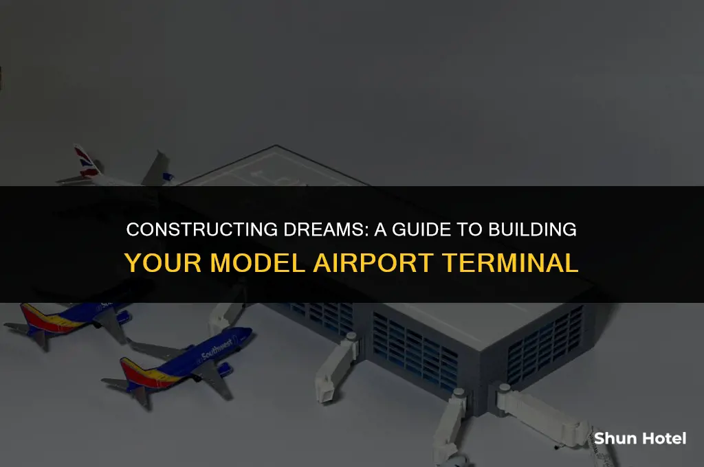 how to build a model airport terminal