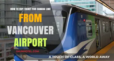 Vancouver Airport to Canada Line: Buying Tickets Easily