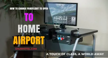 Quickly Set ForeFlight to Default to Your Home Airport: A Guide