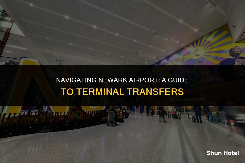 how to change terminals at newark airport