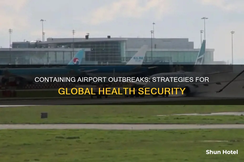 how to contain an outbreak from international airport