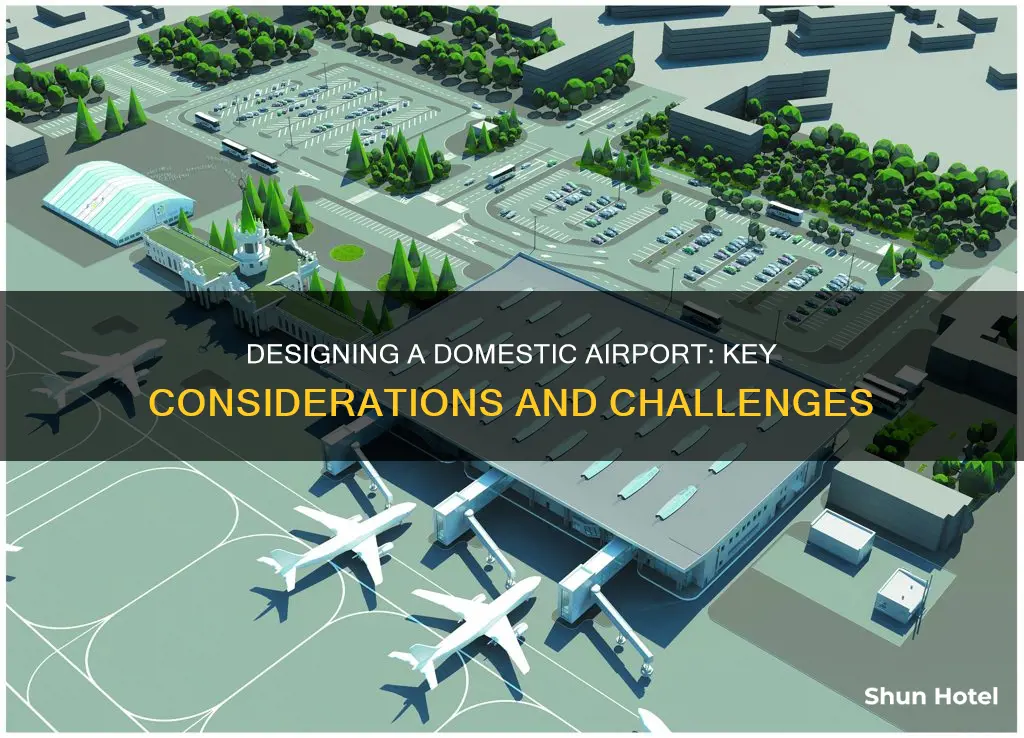 how to design a domestic airport