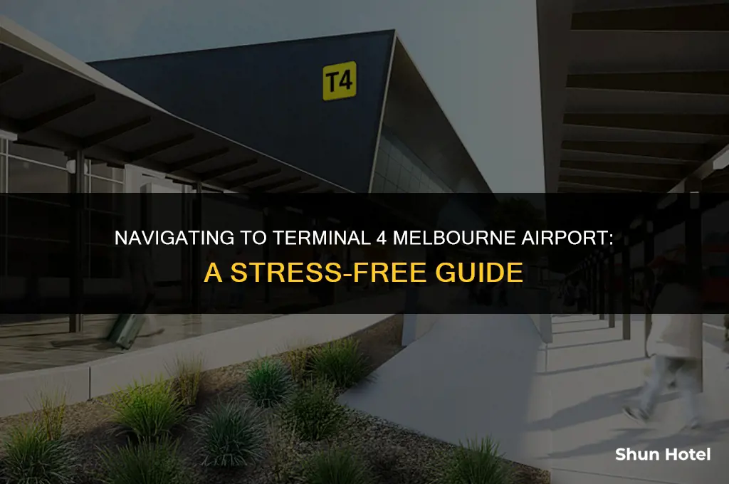 how to drive to terminal 4 melbourne airport