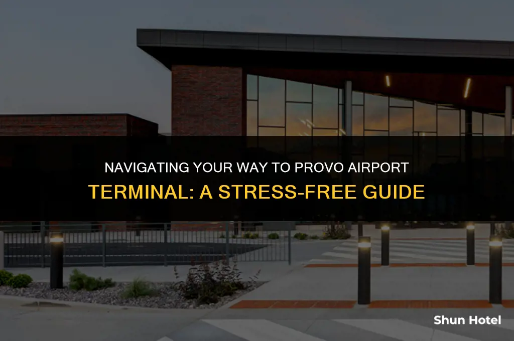 how to drive to the provo airport terminal