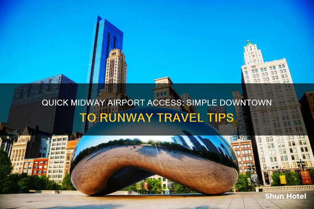 how to easily get to mdway airport from downtown