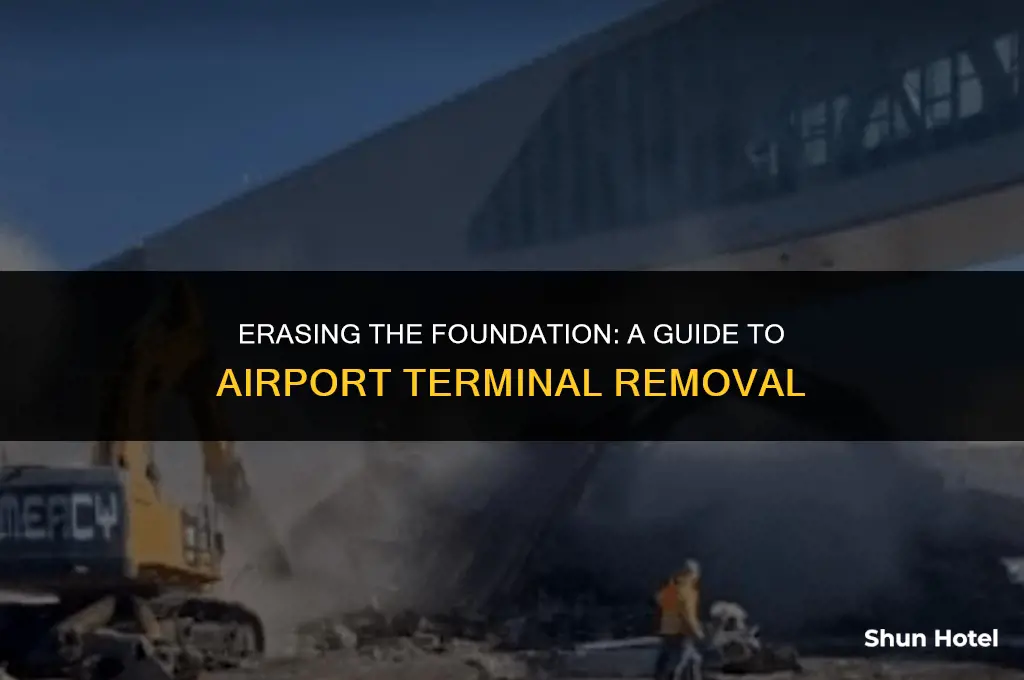 how to erase airport terminal foundation