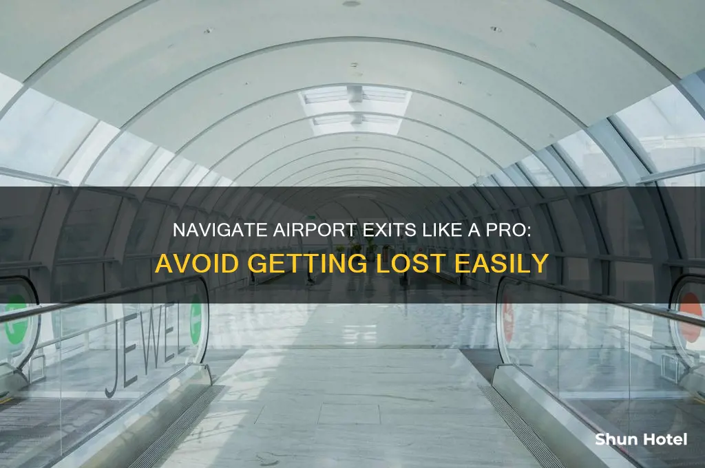 how to exit an airport without getting lost