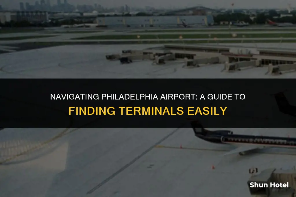 how to find terminals at philadelphia airport