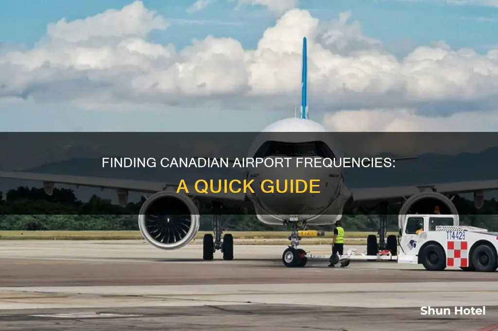 how to find the frequency of an airport in canada