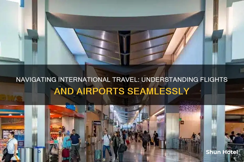 how to flights and airports work when traveling internationally