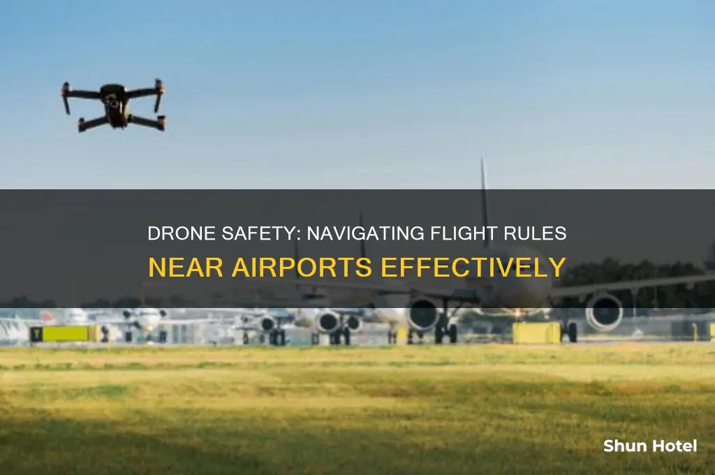 how to fly drone within 5 miles of airport