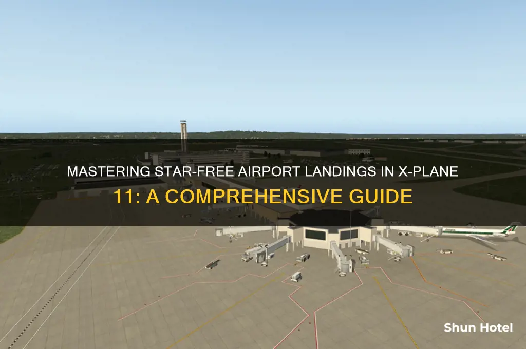 how to fly into airports without stars x plane 11
