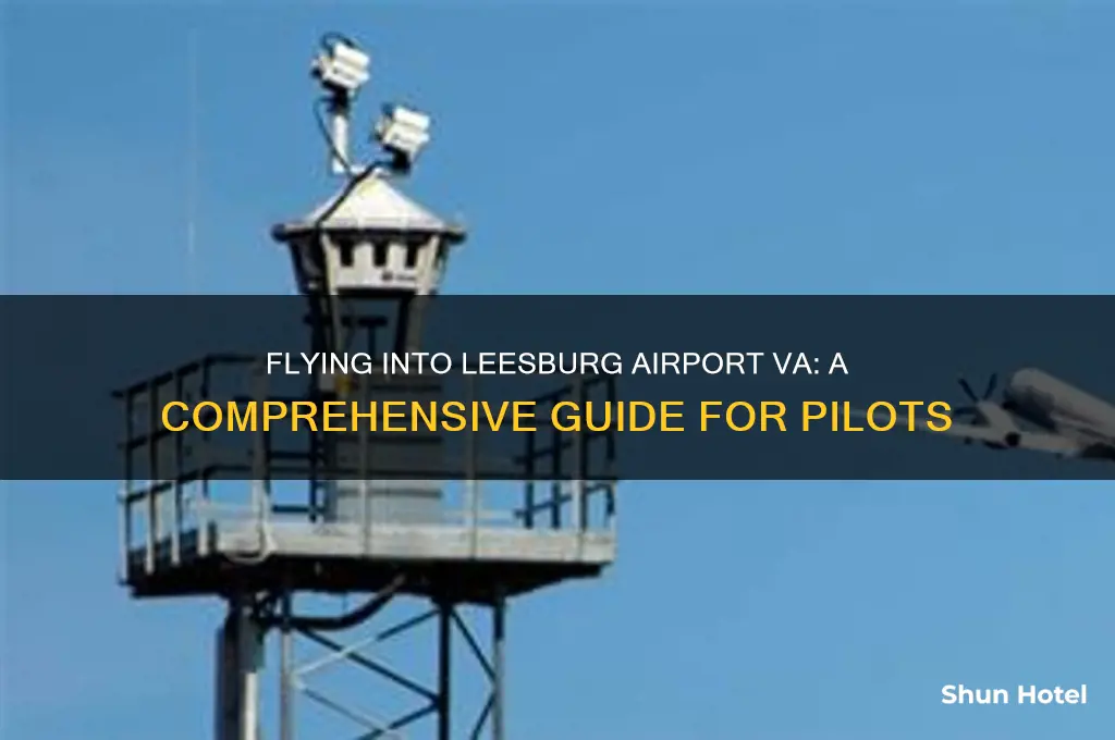 how to fly into leesburg airport va