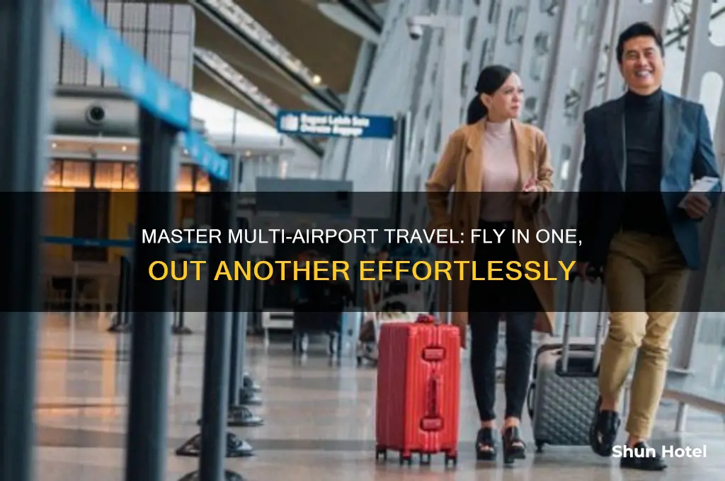 how to fly into one airport and out of another