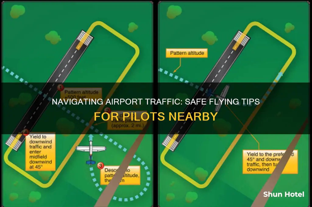 how to fly near airport traffic area