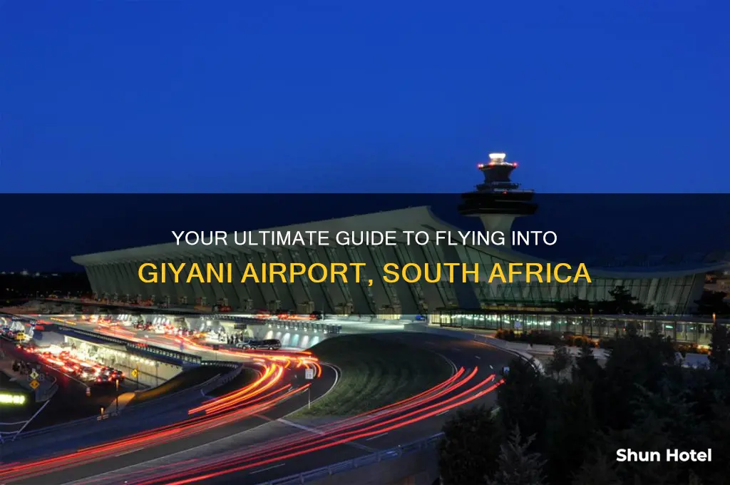 how to fly to giyani airport