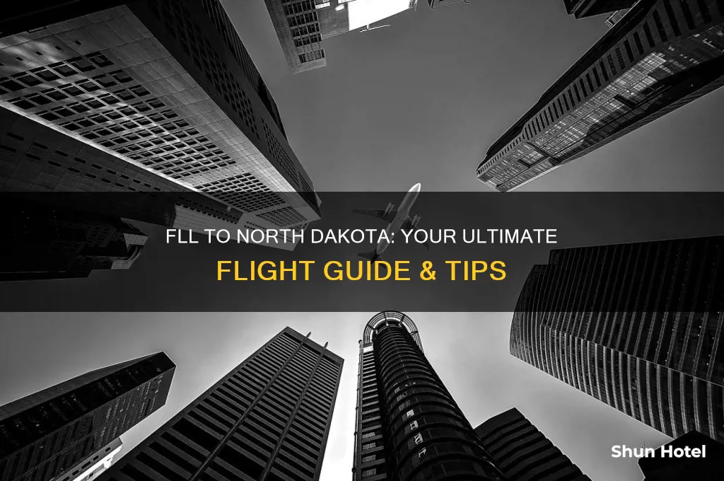 how to fly to north dakota from fll airport