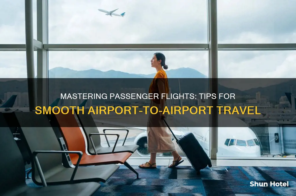 how to fly with a passenger from airport to airport