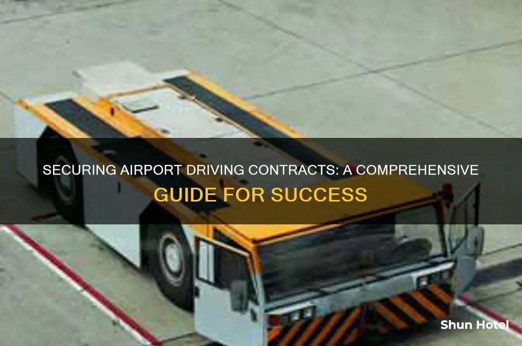 how to get a airport driving contract