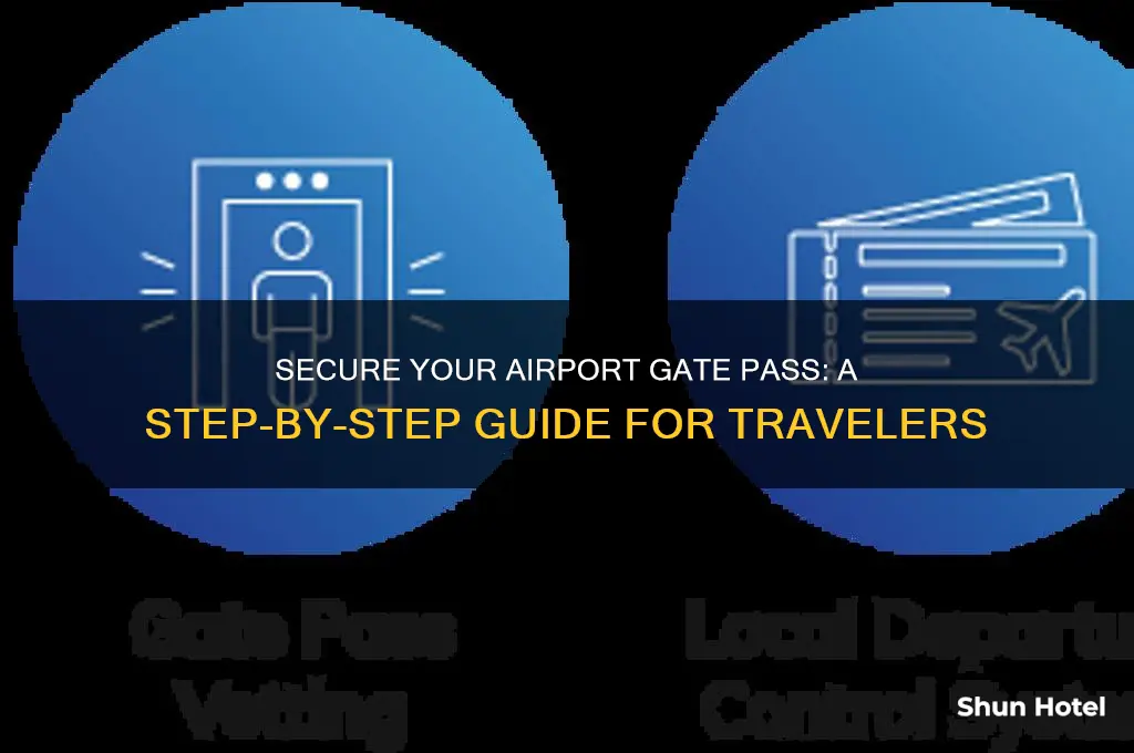 how to get a airport gate pass