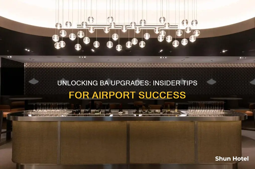 how to get a ba upgrade at the airport