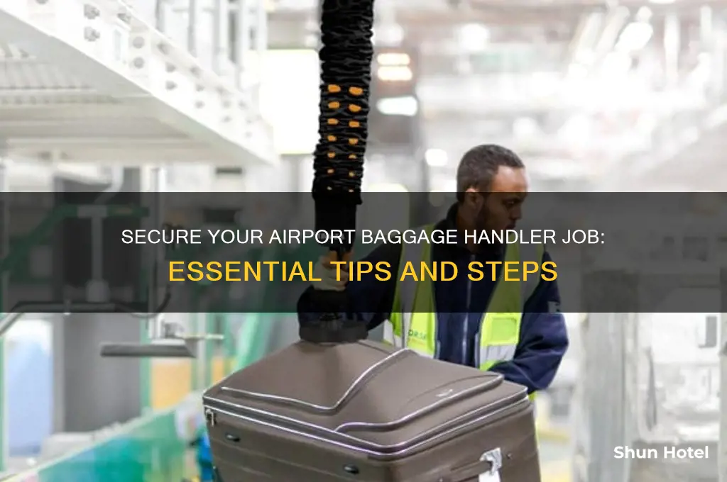 how to get a bagging job at the airport