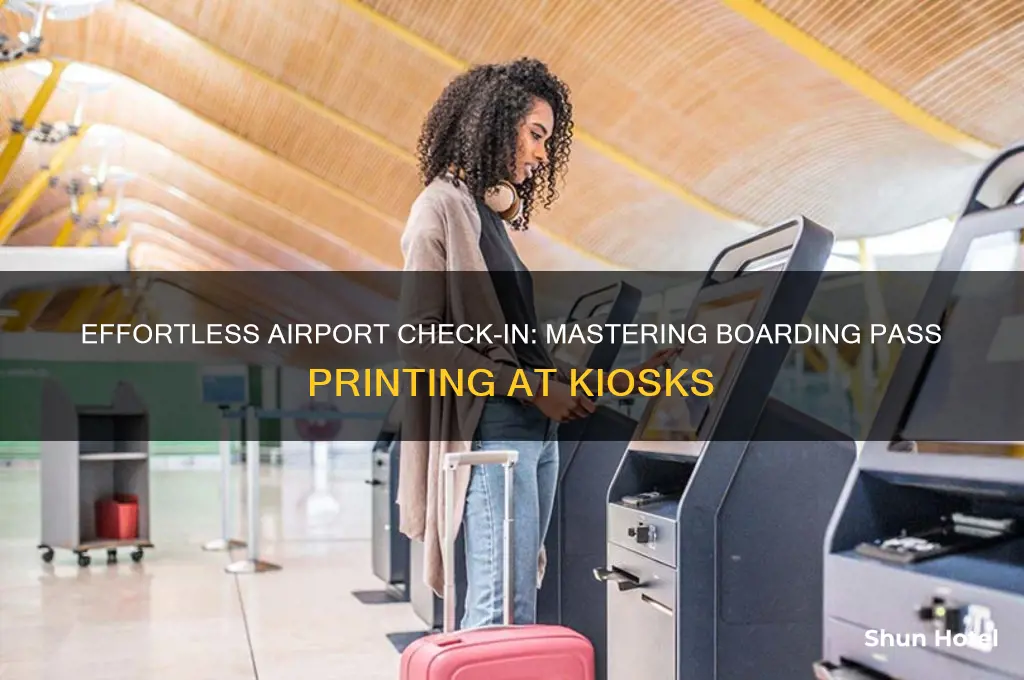 how to get a boarding pass from an airport kiosk