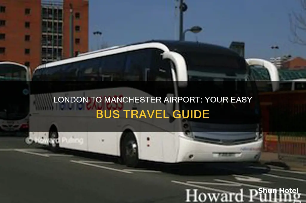 how to get a bus from london to manchester airport