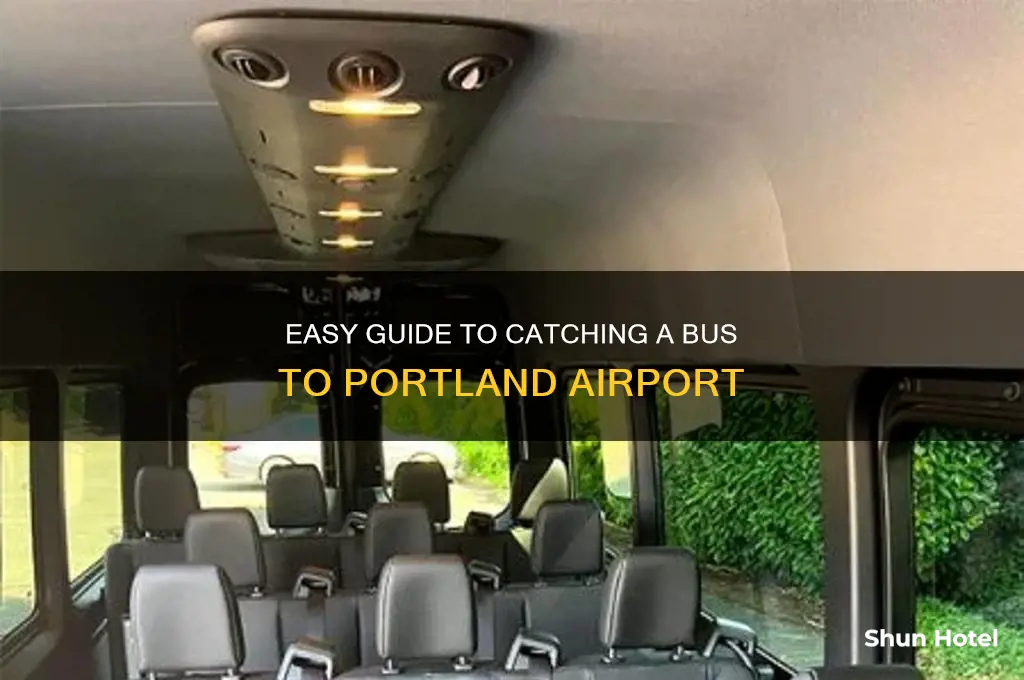 how to get a bus to portland airport