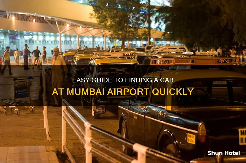 how to get a cab at mumbai airport