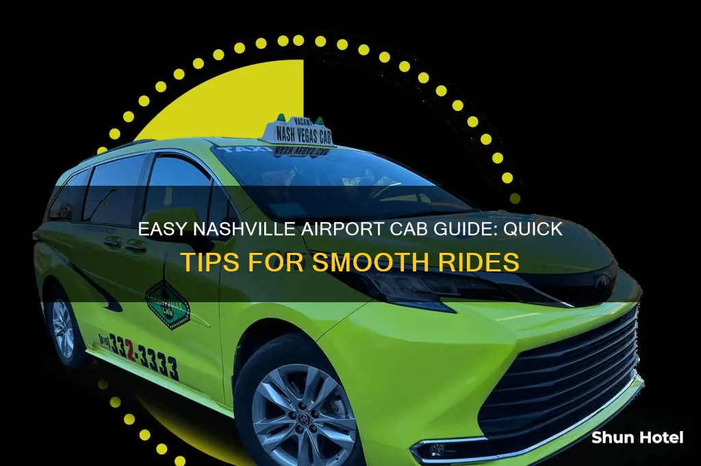 how to get a cab at nashville airport