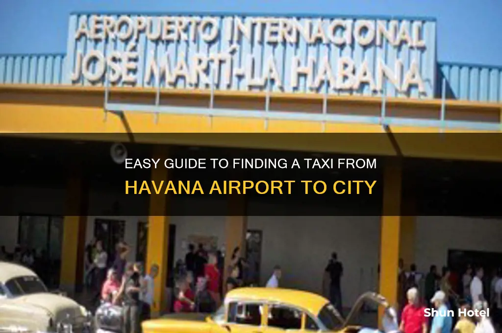 how to get a cab from havana airport