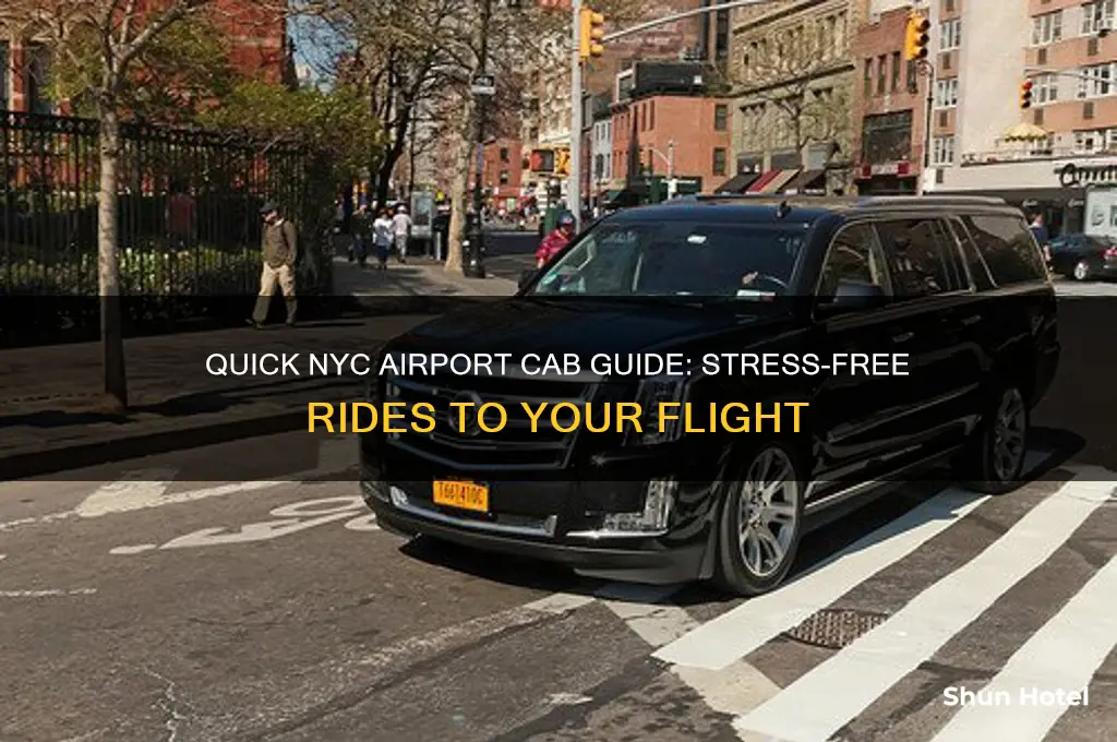how to get a cab to the airport in nyc
