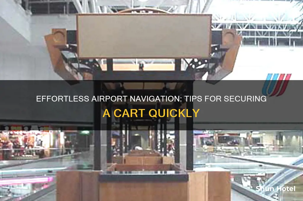 how to get a cart at the airport