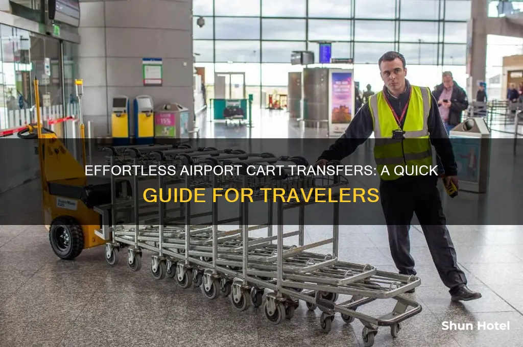 how to get a cart transfer at the airport