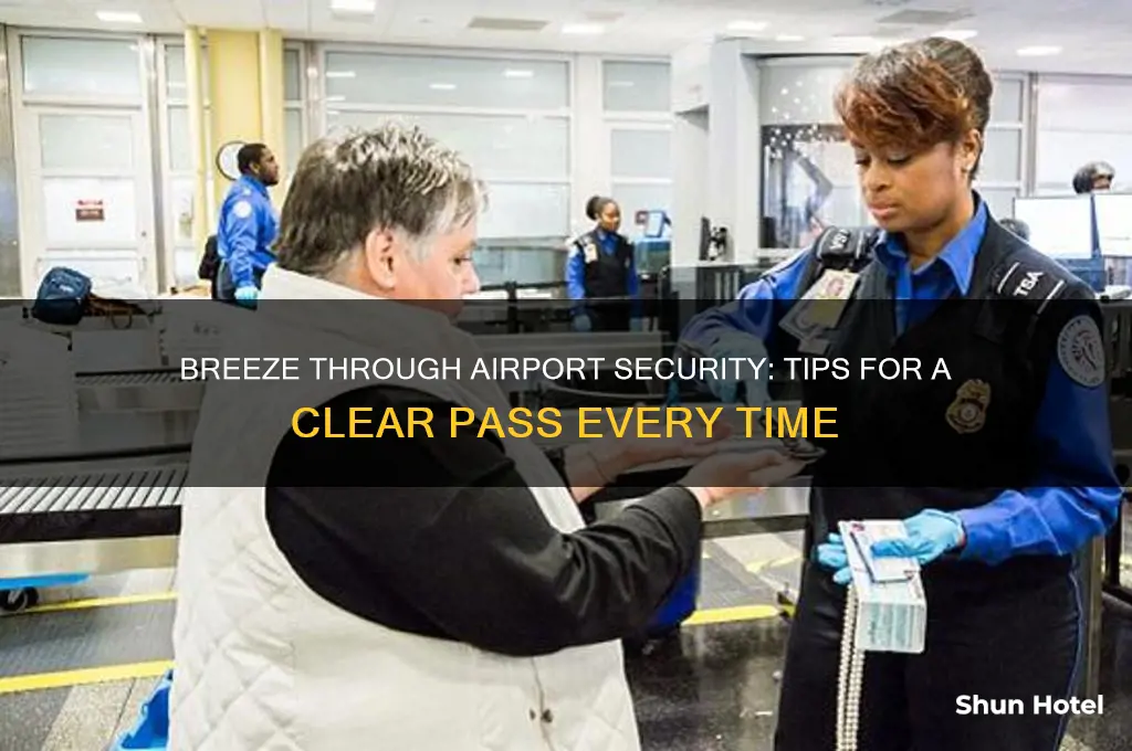 how to get a clear pass at the airport