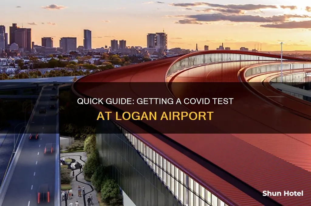 how to get a covid test at logan airport