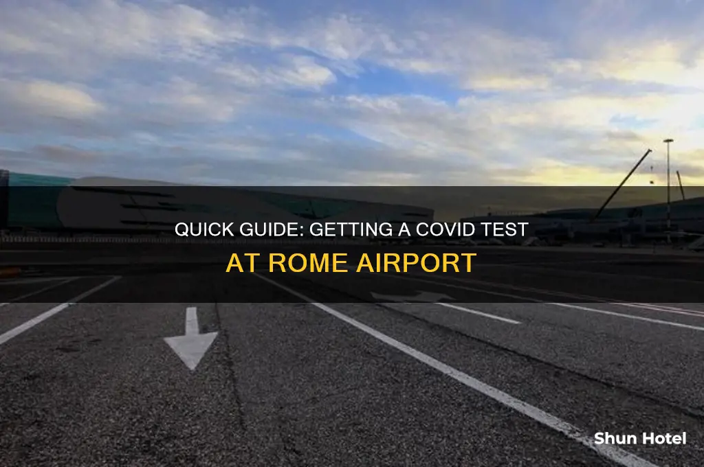 how to get a covid test in rome airport