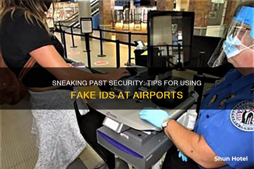 how to get a fake id through airport security