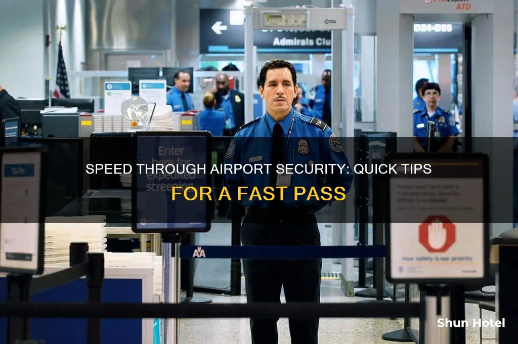 how to get a fast pass through airport security