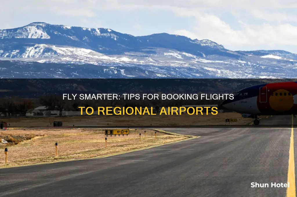 how to get a flight to a regional airport